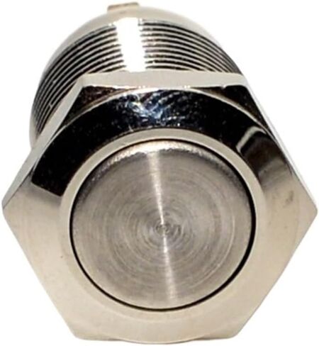50pcs 12mm لوحة ثقب زر التبديل زر الضغط الزر شقة/عالي الرأس لحظة (رأس مرتفع) in Saudi Arabia