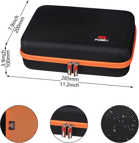 FBLFOBELI Hard Storage Carrying Case for Bullseye Pro Digital Tire Inflator, Case Only (Red) in Saudi Arabia