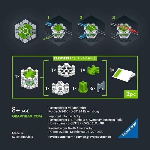 Ravensburger GraviTrax PRO Turntable Accessory| EncourAgess Experimentation and Creativity | Compatible with All GraviTrax Systems | Gift for Kids Ages 8+ in Saudi Arabia