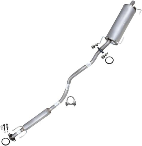 العادم الشمالي الشرقي | مرنان من الفولاذ المقاوم للصدأ و Kuffler System System Kit متوافق مع Nissan Versa 2007-2012 Hatchback1.8l | حشية مجانية ، مشبك ، مجموعة الترباس الربيع ، ومسامير ومكسرات in Saudi Arabia