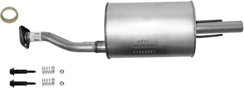 Rear Muffler With Gasket & Bolts Replacement Parts For 2006 2007 2008 2009 2010 2011 Honda Civic 4Dr DX LX EX 1.8 Automatic Built in US or Canada in Saudi Arabia