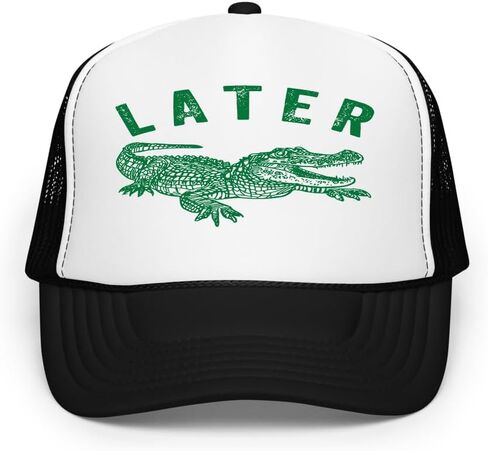 Trendy Funny Trucker Hats for Summer - Vintage Lake Life & Later Gator Hat Designs - Funny Baseball Cap in Saudi Arabia