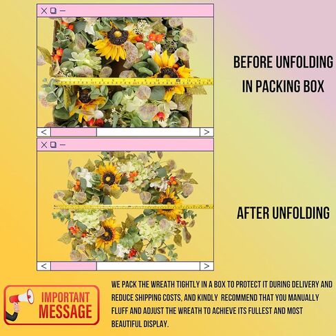 22 in Fall Hydrangea Wreath with Eucalyptus, Pinecones Orange Berries Perfect Autumn Door Wreath for Thanksgiving Harvest Decor - Rustic, Lifelike Durable for Indoor Outdoor Use in Kuwait