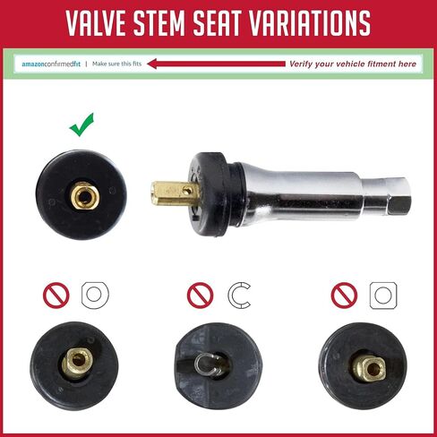Wheel Accessories Parts PDQ Brand TPMS 12 PC OEM Sensor Service Kit Rubber Valve Stems Chrome Compatible with Schrader 20008 Fits GM 2006+ Ford 2009+ Subaru 2004+ Chrysler 2005+ Dodge 2005+ Jeep 2005+ in Saudi Arabia