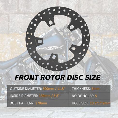 TOFR 11.8 "أقراص الفرامل الأمامية دوارات مسامير لـ Harley Touring Electra Glide Road Road Glide Glide Flhr Flhx Fltru Fltrx 2015-2020 in Saudi Arabia