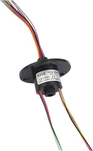 Slip Ring Collector Ring Conductive Ring Carbon Brush Carbon Brush Through Hole 5mm12 Wire 2A in Saudi Arabia