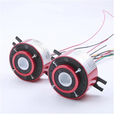 20mm Through Hole Conductive Rotary Connector Slip Ring 10A 2ch 5A Metal Slip Ring for Packaging Machine 2078(Power 10A 2CH) in Saudi Arabia