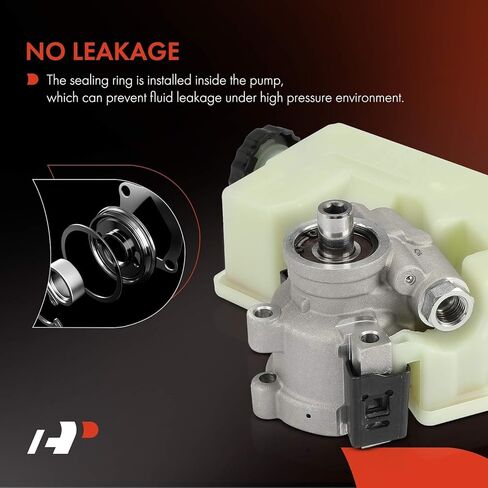 مضخة توجيه الطاقة A-Premium ، مع الخزان ، متوافقة مع سلسلة Jeep KJ Liberty 2002 2003 2004 2005 3.7L ، استبدل# 52088710AA in Kuwait