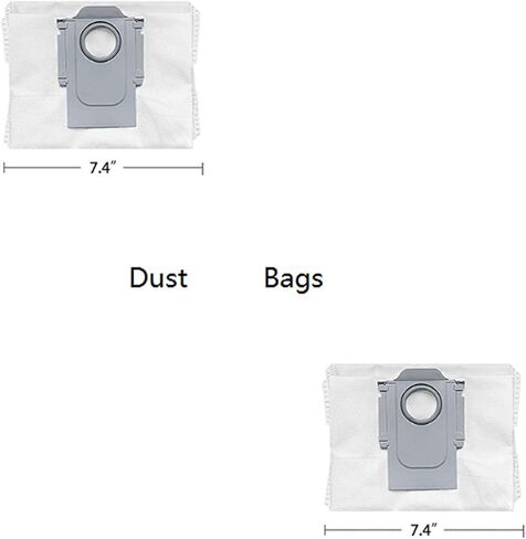 Accessories Kit for Roborock Q8 Max: Replacement Parts Compatible with Roborock Q8 Max Q8 Max + (Q8 Plus) Q5 Pro Q5 Pro+ Robot Vacuum Cleane, Main Brushes Side Brushes Filters Mop Pads Dust Bags in Saudi Arabia