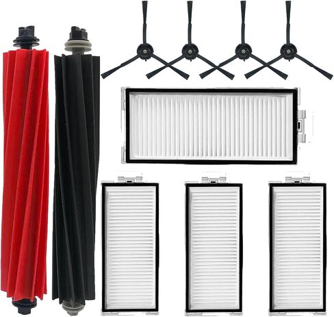 Accessories Kit for Roborock Q8 Max: Replacement Parts Compatible with Roborock Q8 Max Q8 Max + (Q8 Plus) Q5 Pro Q5 Pro+ Robot Vacuum Cleane, Main Brushes Side Brushes Filters Mop Pads Dust Bags in Saudi Arabia
