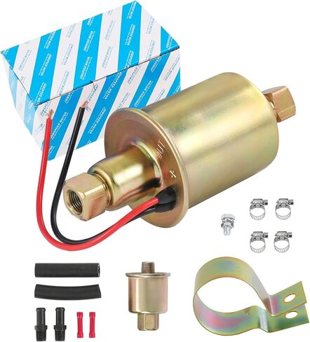 مضخة الوقود الكهربائية العالمية E8012S منخفضة الضغط 5-9 رطل 12V 12 فولت نقل مضخة وقود الديزل لمحرك المكربن من البنزين مع مجموعة التثبيت 30 GPH 5/16 بوصة P60430 FD0002 in Saudi Arabia