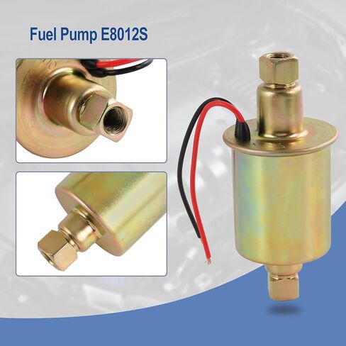 مضخة الوقود الكهربائية العالمية E8012S منخفضة الضغط 5-9 رطل 12V 12 فولت نقل مضخة وقود الديزل لمحرك المكربن من البنزين مع مجموعة التثبيت 30 GPH 5/16 بوصة P60430 FD0002 in Saudi Arabia