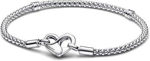 Pandora Moments Studded Chain Bracelet - Compatible Moments Charms - Sterling Silver Charm Bracelet for Women - With Gift Box in Saudi Arabia