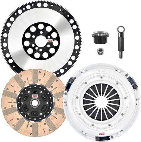 Clutchmaxpro Performance Stage 3 Kit Kit مع chromoly flywheel مع أسطوانة العبيد متوافقة مع 98-02 Chevrolet Camaro 97-04 Corvette 98-02 Pontiac Firebird 2004 GTO (CP04173DFLSF-ST3) in Saudi Arabia