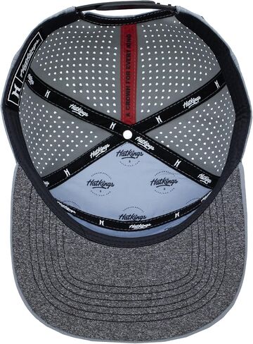 HatKings Performance Trucker Snapback Hat – Water & Sweat Resistant, Lightweight Moisture-Wicking Cap in Saudi Arabia