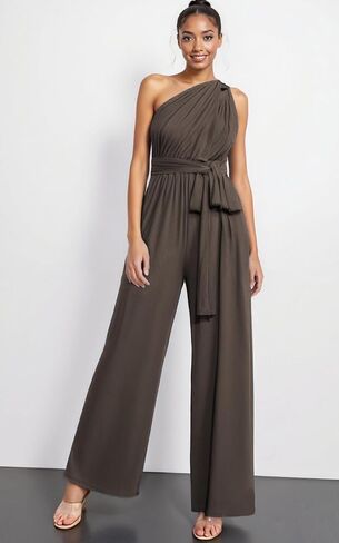 Women's Sexy Casual Jumpsuits Dressy Wide Leg Pants Sets Convertible One Piece Outfits Sleeveless Summer Romper in Kuwait