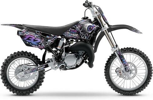 مجموعة الرسومات ل yamaha yz 85 (2002-2014) السلسلة الأساسية cm 09 mil-دراجة ترابية مخصصة لسباق الرسم. in Kuwait