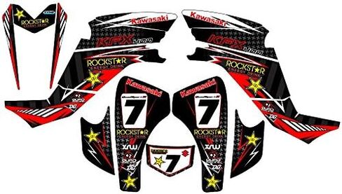 Kawasaki KFX 400 Graphics Red in Saudi Arabia