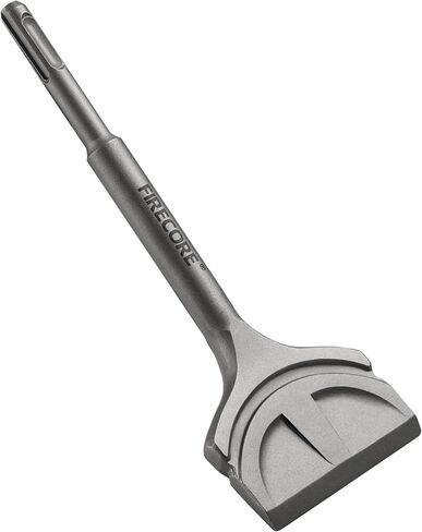 SDS Plus Chisel, Firecore 3 In. by 6.5 In. Tile Removal Bits for SDS Plus Rotary Hammer Drill Attachments, Steel Shovel Scaling Flat Chisel Tool for Removing Cement Tile Thinset Mortar Vinyl in Kuwait