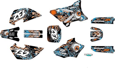 مجموعة الرسومات ل yamaha yz 85 (2002-2014) السلسلة الأساسية cm 09 mil-دراجة ترابية مخصصة لسباق الرسم. in Kuwait