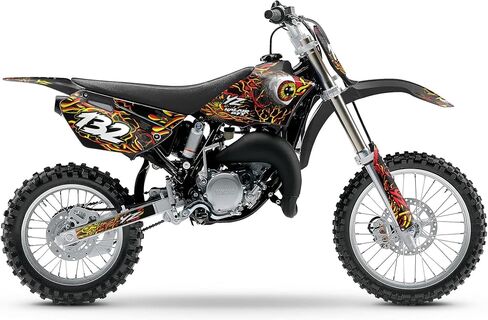 مجموعة الرسومات ل yamaha yz 85 (2002-2014) السلسلة الأساسية cm 09 mil-دراجة ترابية مخصصة لسباق الرسم. in Kuwait