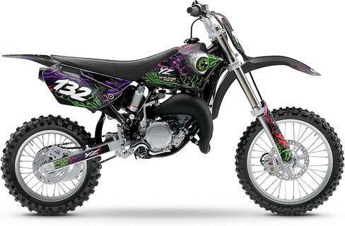 مجموعة الرسومات ل yamaha yz 85 (2002-2014) السلسلة الأساسية cm 09 mil-دراجة ترابية مخصصة لسباق الرسم. in Kuwait