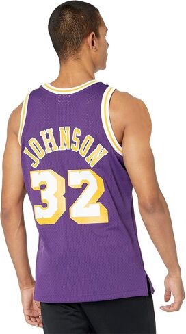 Mitchell & Ness Los Angeles Lakers Magic Johnson 1984 Road Swingman Jersey (XXL) in Saudi Arabia