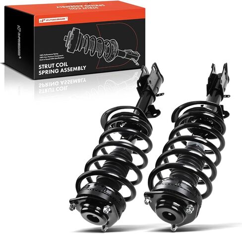 A-Premium Front Pair (2) مجموعة كاملة من STRUT و COIL Spring متوافقة مع Chrysler Town & Country 11-16 و Dodge Grand Caravan 11-19 & Volkswagen Routan 11-14 in Saudi Arabia