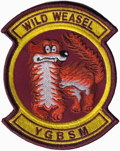 Wild Weasels ygbsm patch - مع الخطاف والحلقة ، 4.5 " in Saudi Arabia