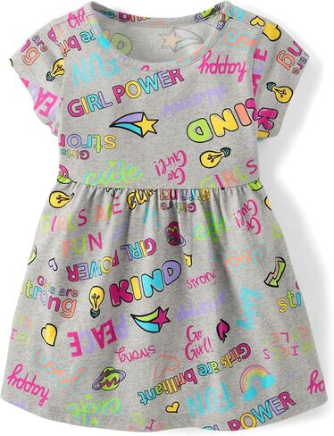 The Children's Place,Baby-Girls,and Toddler Short Sleeve Dressy Dresses,Tropical Cosmos,9 Months,12 Months in Saudi Arabia