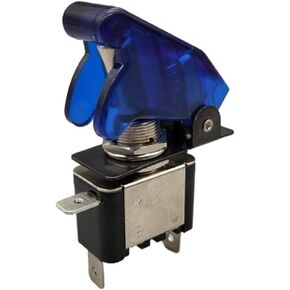 Red Blue Green Yellow White Auto Boat Truck Illuminated Led Toggle Switch with Safety Aircraft Flip Up Cover Guard(A Set of Yellow) in Saudi Arabia