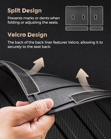 Car Accessories for Chevy Tahoe 2021-2025 & for GMC Yukon 2022 2023 2024 2025 (Excluding XL), All Weather TPE Cargo Liner with Backrest Mats for Tahoe & for Yukon (7/8 Seats), 3rd Row Backrest Mats in Kuwait