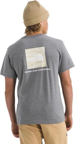 THE NORTH FACE Men's Evolution Edge of Light Box NSE Short Tee | Branded T-Shirt with Set in Sleeves in Saudi Arabia