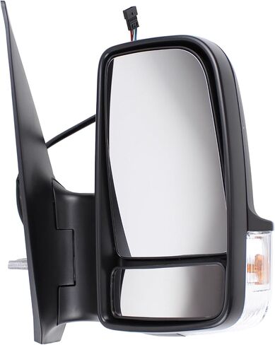 Motoku Power Power Haptenger Side Door Mirror مع ضوء الإشارة للدوران لشاحنات Sprinter 2006-2018 in Saudi Arabia