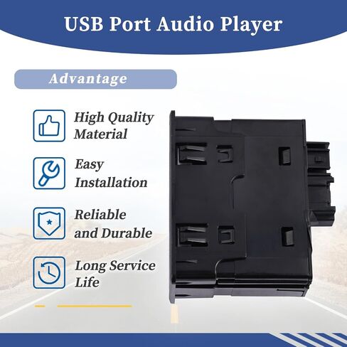 لاعب صوت منفذ USB و USB Astracle 13529865 ملائمة لـ Chevy Malibu Expenox 2019-2024 ، لـ Buick Encore GX 2020-2023 استبدال 84260037 13512372 in Saudi Arabia