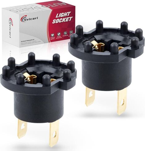 2pcs مصابيح المصابيح الأمامية مقبس ملاءمة لـ Mazda 5 2006-2010 ملائمة لـ Mazda 3 2004-2009 محول حامل قابس المصباح الأمامي استبدال OE B28V510A3 in Saudi Arabia