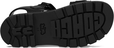 Coach Women's Brynn Sandal Platform, Charcoal/Black, 8.5 in Saudi Arabia