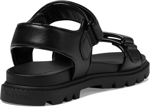 Coach Women's Brynn Sandal Platform, Charcoal/Black, 8.5 in Saudi Arabia