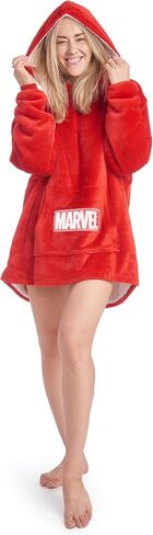 Marvel Hightize Hoodie Sherpa قابلة للارتداء من قميص قميص مقنع in Saudi Arabia