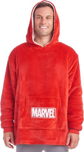 Marvel Hightize Hoodie Sherpa قابلة للارتداء من قميص قميص مقنع in Saudi Arabia