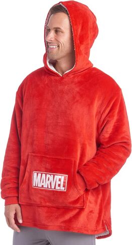 Marvel Hightize Hoodie Sherpa قابلة للارتداء من قميص قميص مقنع in Saudi Arabia