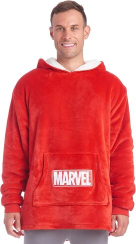 Marvel Hightize Hoodie Sherpa قابلة للارتداء من قميص قميص مقنع in Saudi Arabia