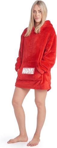 Marvel Hightize Hoodie Sherpa قابلة للارتداء من قميص قميص مقنع in Saudi Arabia