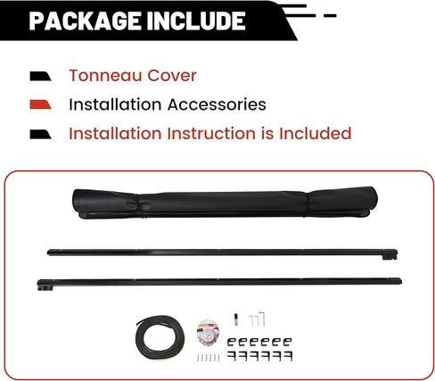 HECASA 6.5 FT لفة ناعمة تغطية TONNEAU متوافقة مع 1997-2004 FORD F-150 F150 Heritage Fleetside Styleside Truck Cargo Topper Topper Vinyl و Aluminium Frame Powder Black in Saudi Arabia