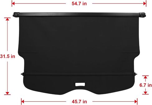 OCPTY Rear Trunk Cargo Cover 2021 2022 2023 2024 Fit for Chevrolet Trailblazer Tonneau Security Cover in Saudi Arabia