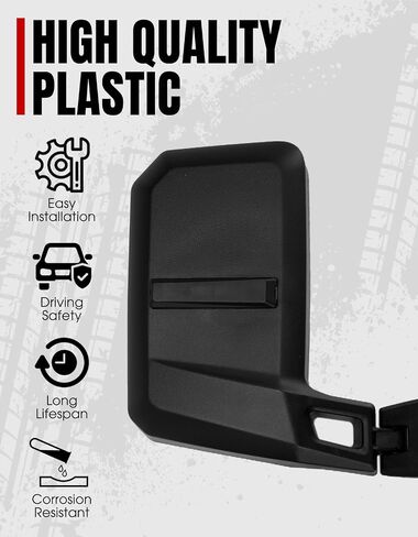 المرايا الجانبية A & UTV Pro لعام 2016-2025 Can Am Am Defender Accessories قابلة للطي قابلة للطي أوسع محدب الرؤية الخلفية المرآة استبدال #715008100 ، 2pcs in Saudi Arabia