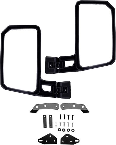 المرايا الجانبية A & UTV Pro لعام 2016-2025 Can Am Am Defender Accessories قابلة للطي قابلة للطي أوسع محدب الرؤية الخلفية المرآة استبدال #715008100 ، 2pcs in Saudi Arabia