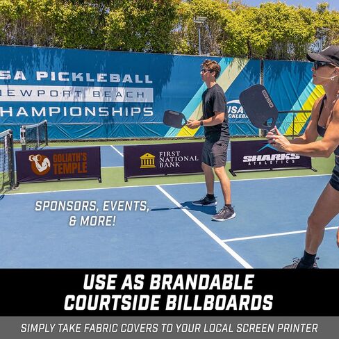 GoSports Pickleball Ball Barrier 3 Pack - Court Dividers for Pickleball Courts in Saudi Arabia