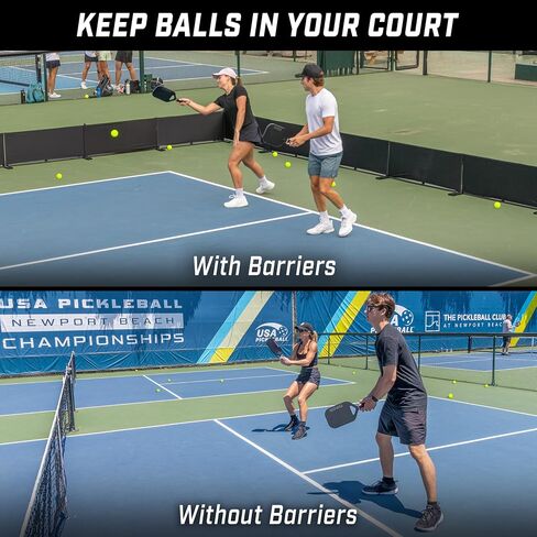 GoSports Pickleball Ball Barrier 3 Pack - Court Dividers for Pickleball Courts in Saudi Arabia