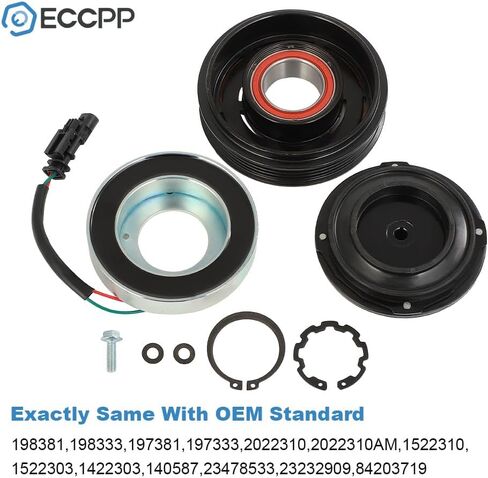 ECCPP A/C Compressor Clutch 2015-2020 Fit for Cadillac Escalade 6.2L 2014-2019 Fit for GMC Sierra 1500 6.2L AC Clutch in Saudi Arabia